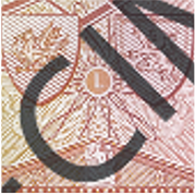 close-up of the eights featured on the £50 banknote inspired by hut 8 at Bletchley Park