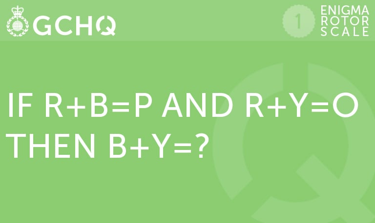 If R plus B equals P and R plus Y equals O then B plus Y equals what?