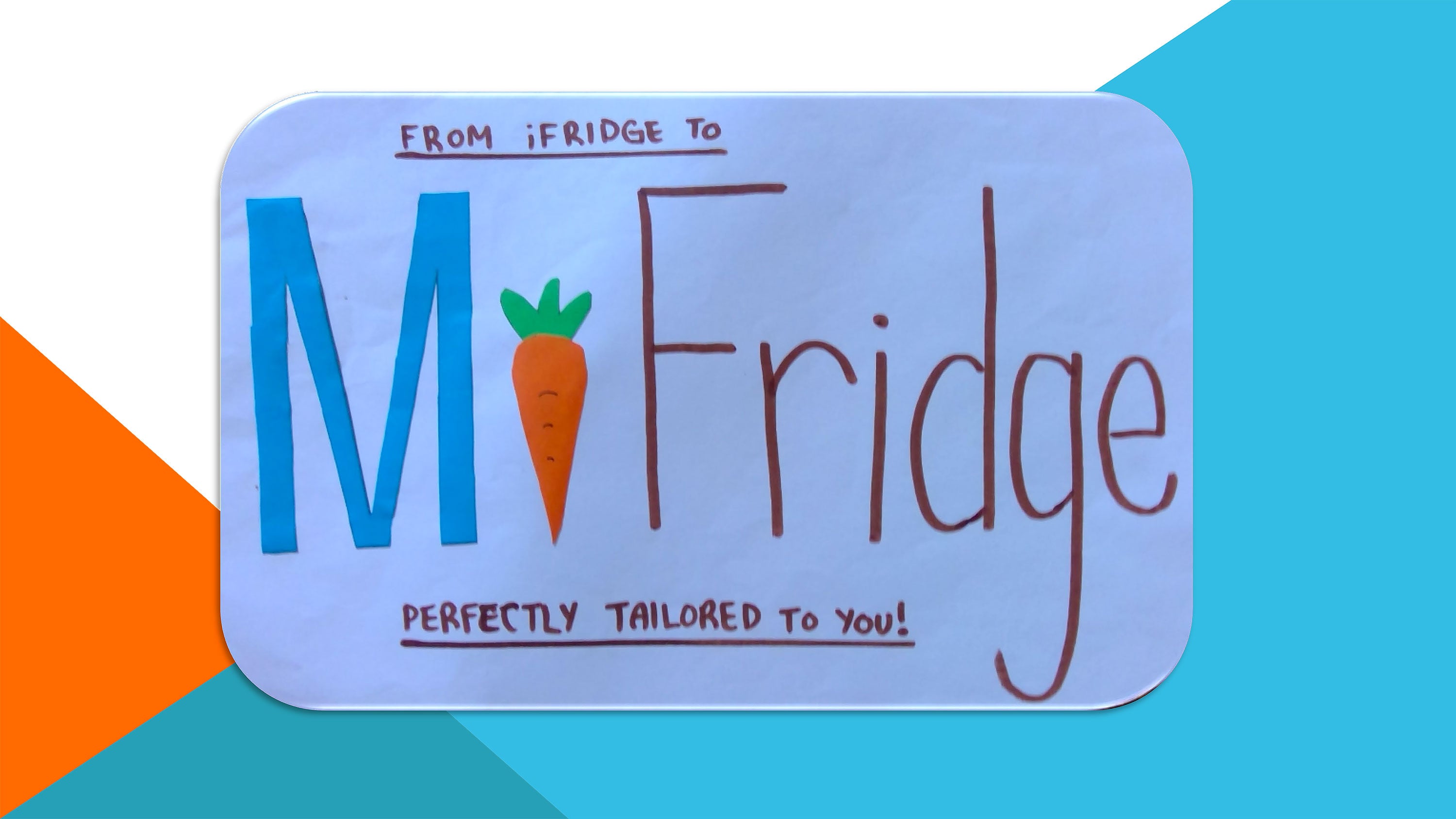 Westonbirt School's winning entry for MiFridge