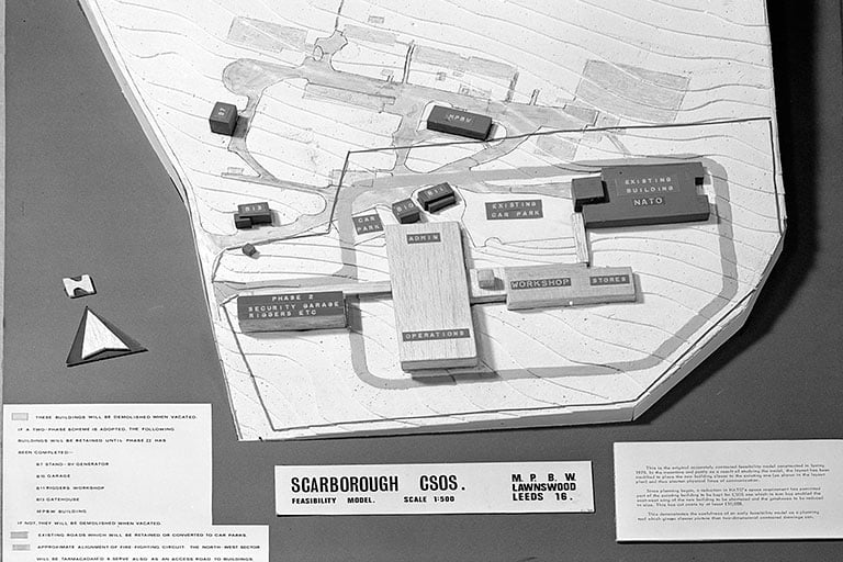 Scarborough site model, circa 1971