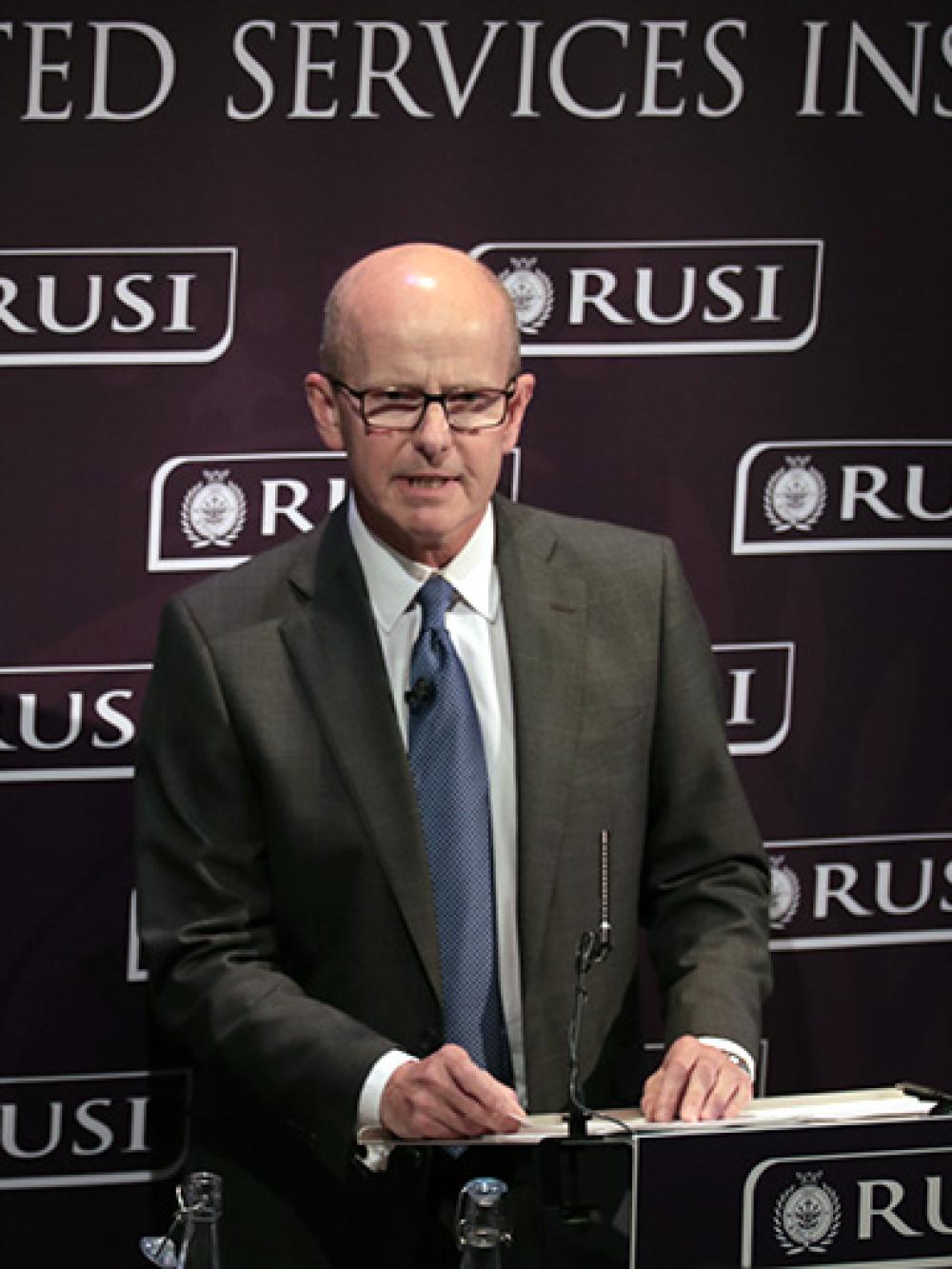 Director GCHQ Sir Jeremy Fleming delivers the 2022 RUSI Annual Security Lecture
