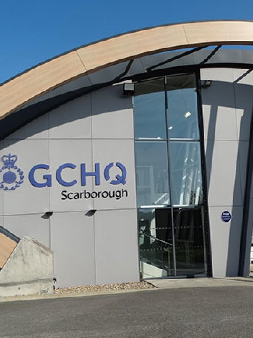 The front of GCHQ Scarborough