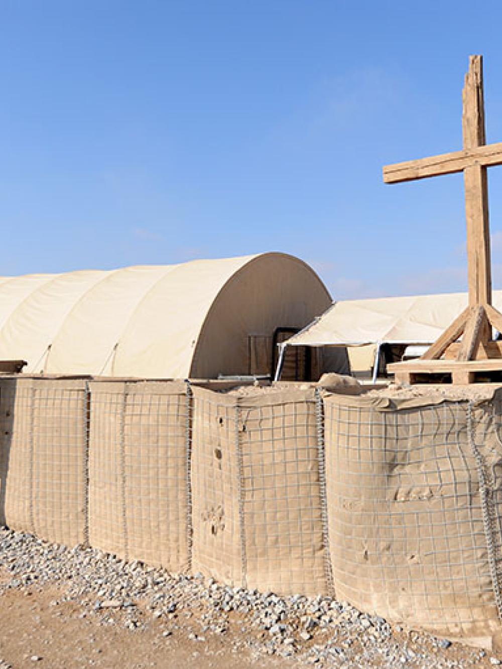 The church at Camp Bastian