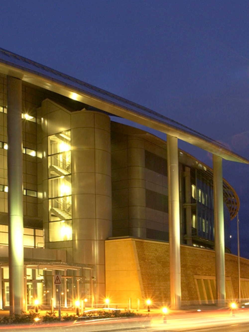 GCHQ Headquarters at night
