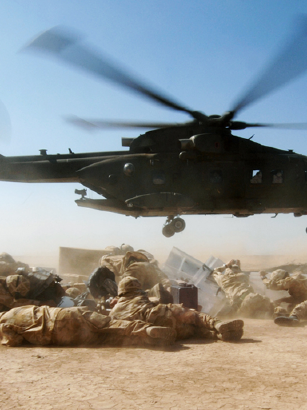 Supplies being dropped in Iraq
