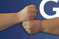British Sign Language of GCHQ lettering