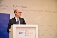 Jeremy Fleming Director GCHQ speaking at Fullerton Lecture