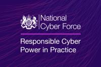 The NCF logo on a purple background with the words 'Responsible Cyber Power in Practice' underneath