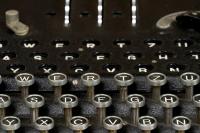 The keys of the Enigma and a lightboard
