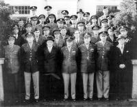 Men wearing WW2 American, British, Canadian, and Australian uniforms
